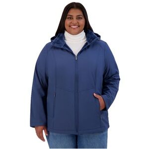 ZeroXposur Women’s Lillian Soft Shell Jacket 2XL  Blueprint Plush Lined
